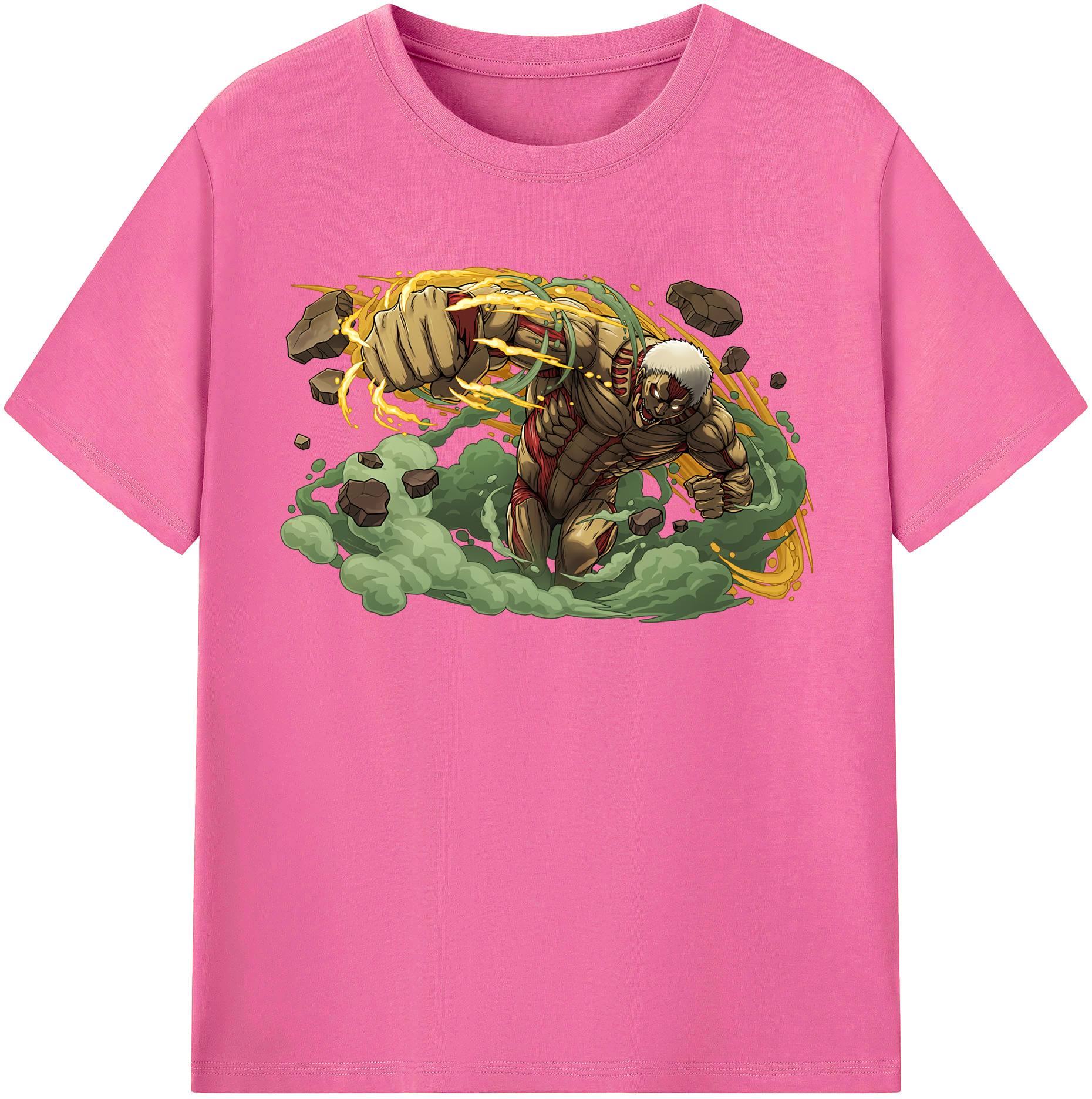 （画像用） 進撃の巨人 Attack on Titan レディースカジュアルプリントTシャツ（綿100％）